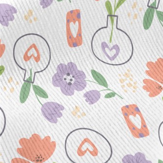 Cute Vase Flowers Standard Corduroy