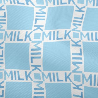 Staggered Milk Text Dobby