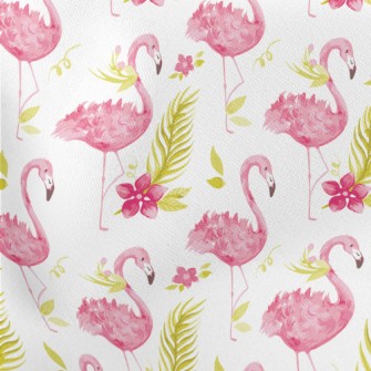 Elegant Long-legged Flamingo Stretch Ponte