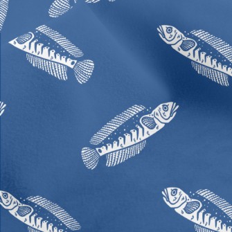 Frown Snakehead Fish Micro Fleece