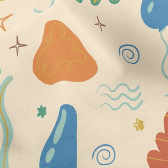 Balloon Leaf Monster Micro Fleece