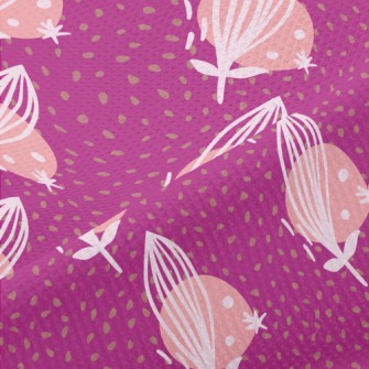 Artistic Abstract Flowers And  Piqué