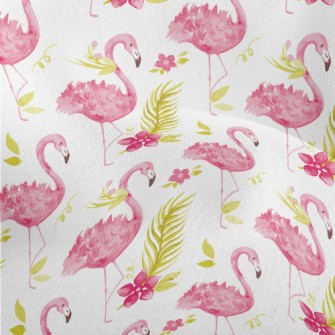 Elegant Long-legged Flamingo Lightweight Performance Linen