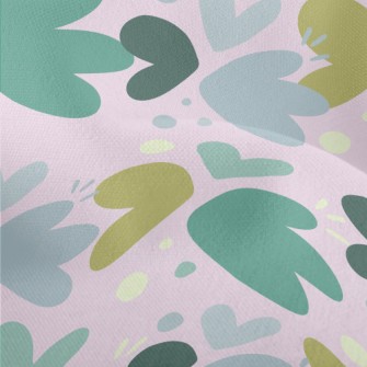 Childlike Graffiti Grass Lightweight Performance Linen