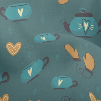 Teapot Teacup Gloves Lightweight Performance Linen