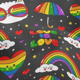 Rainbow Umbrella Of Love Lightweight Performance Linen