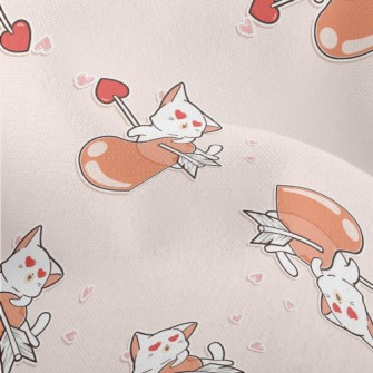 Cat With Love Eyes Lightweight Performance Linen