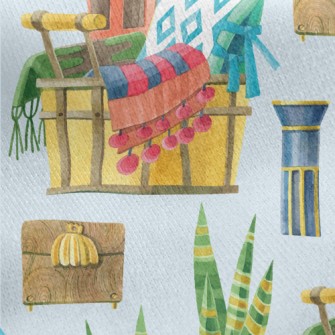 Gardening Decoration Hut Jersey Backed Fleece