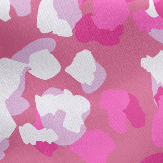 Geometric Art Style Jersey Backed Fleece