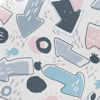 Arrows With Different Directio Midweight Cotton Poplin