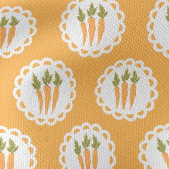 Hand Drawn Nutritious Carrot Waterproof Canvas
