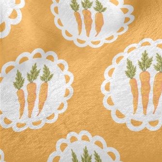 Hand Drawn Nutritious Carrot Minky