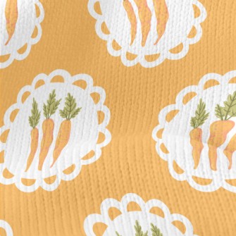 Hand Drawn Nutritious Carrot Stretch Jersey