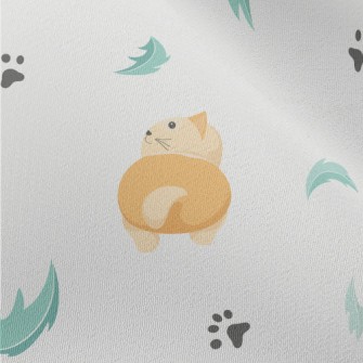 Cartoon Cat Back Chiffon