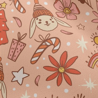 Rabbit Wonderful Christmas Eve Chiffon