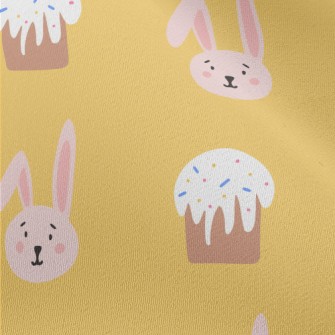 Cupcakes And Bunnies Chiffon