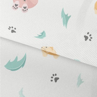 Cartoon Cat Back Waterproof Oxford