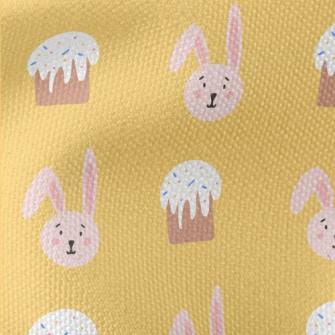 Cupcakes And Bunnies Waterproof Canvas