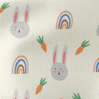 Spring Easter Bunny Waterproof Canvas