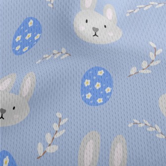 Easter Daisy Eggs Athletic Mesh Flat Back