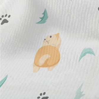 Cartoon Cat Back Terry