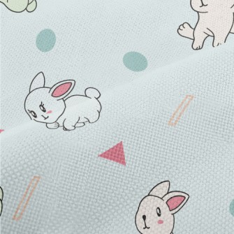 Cartoon Colorful Bunny Performance Linen