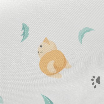 Cartoon Cat Back Twill