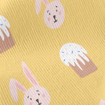 Cupcakes And Bunnies Standard Corduroy