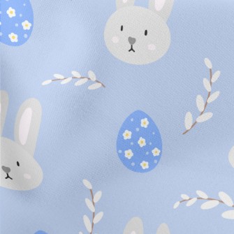 Easter Daisy Eggs Stretch Ponte