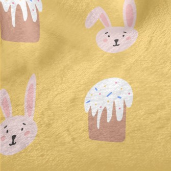 Cupcakes And Bunnies Minky