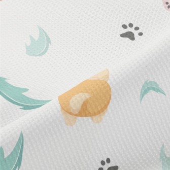 Cartoon Cat Back Piqué