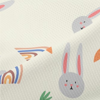 Spring Easter Bunny Piqué