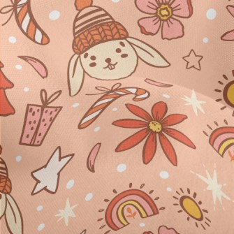 Rabbit Wonderful Christmas Eve Lightweight Performance Linen