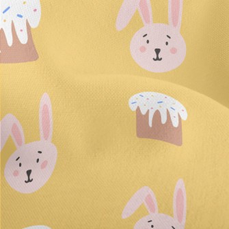 Cupcakes And Bunnies Lightweight Performance Linen