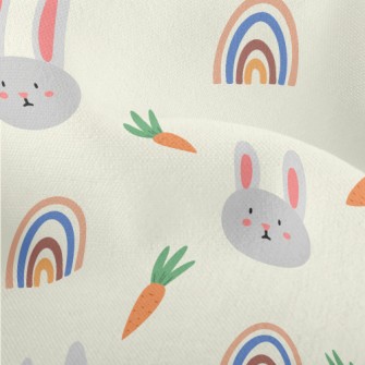 Spring Easter Bunny Lightweight Performance Linen