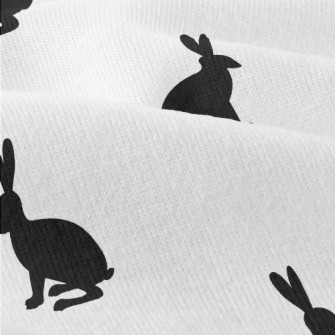 Black Hare Silhouette Modern Jersey