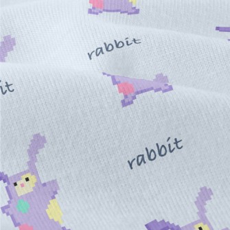 Pixel Style Purple Rabbit Modern Jersey