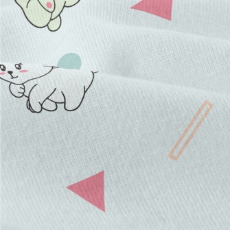 Cartoon Colorful Bunny Modern Jersey