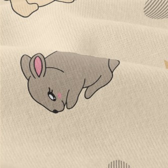 Brown Cute Rabbit Modern Jersey