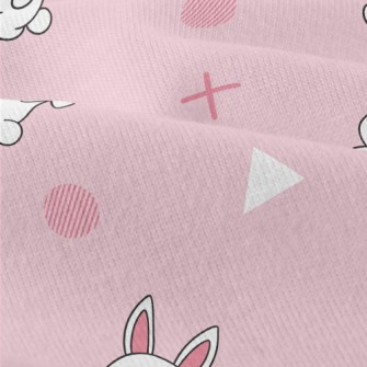 Cute Cartoon Little White Rabb Modern Jersey