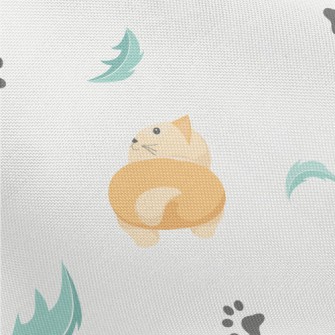 Cartoon Cat Back Pongee