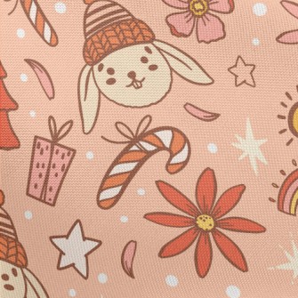 Rabbit Wonderful Christmas Eve Pongee