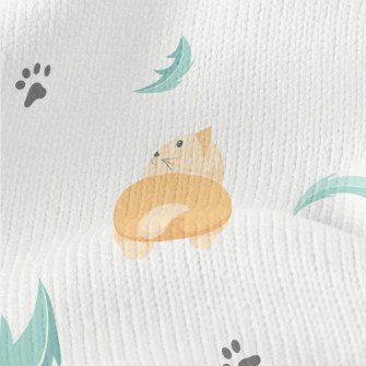 Cartoon Cat Back Stretch Jersey