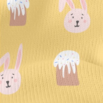 Cupcakes And Bunnies Stretch Jersey