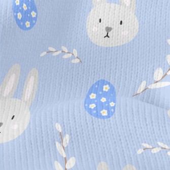 Easter Daisy Eggs Stretch Jersey