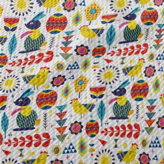 Artistic Easter Birdseye Piqué