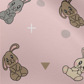 Pink Blush Bunny Chiffon
