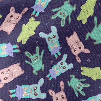 Children's Painted Rabbit Waterproof Canvas