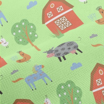 Cute Animal Farm Performance Linen