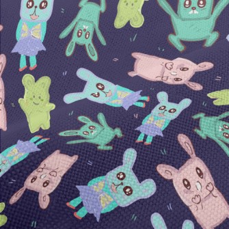 Children's Painted Rabbit Performance Linen